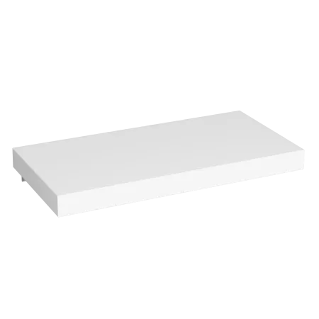 Столешница Kupala PLATO 100 белая матовая , искусственный монолитный камень Solid Surface, кронштейн с артикулом KPR заказывается отдельно!