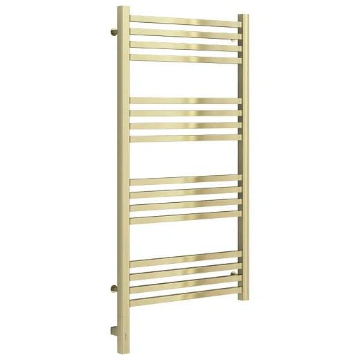 Полотенцесушитель электрический Сунержа Модус 3.0, высота 100 см, ширина 50 см, диммер слева/справа, цвет шампань, 020-5700-1050/020-5701-1050