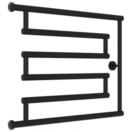 Полотенцесушитель водяной Сунержа High-Tech L+ 31-4052-5065, 650x500, цвет матовый чёрный