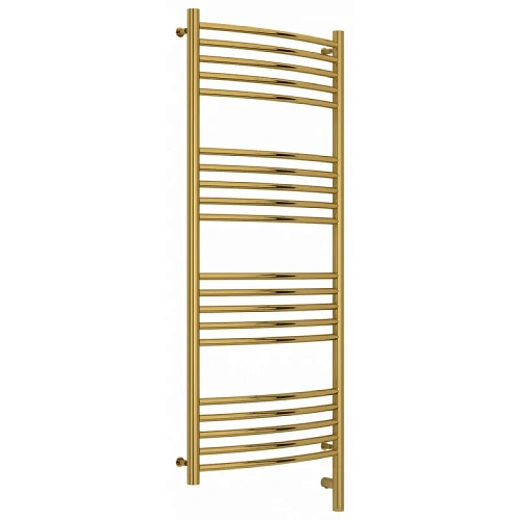 Полотенцесушитель электрический Сунержа Богема 3.0, высота 120 см, ширина 50 см, диммер слева/справа, цвет золото, 03-5802-1250/03-5803-1250