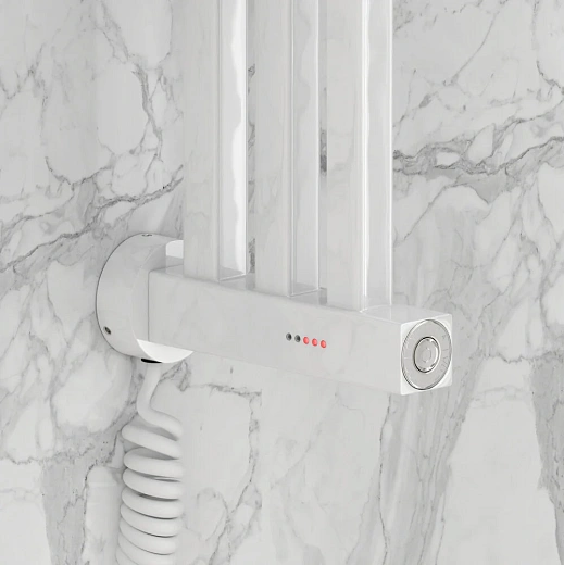 Полотенцесушитель электрический Сунержа Хорда 4.0, 1200x166, белый, 12-0834-1200