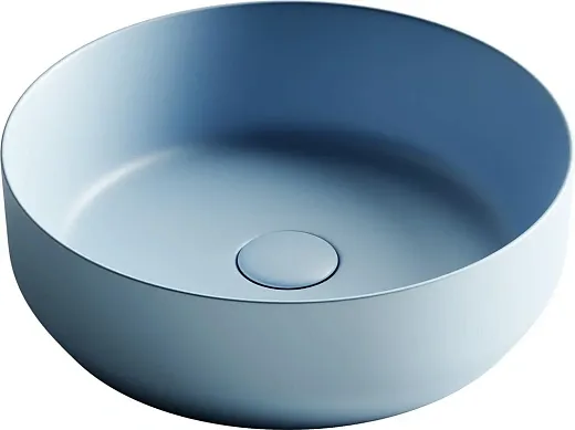 Раковина Ceramicanova Element CN6022ML 39 x 39 x 12 см, накладная, круглая, без перелива, сантехфарфор