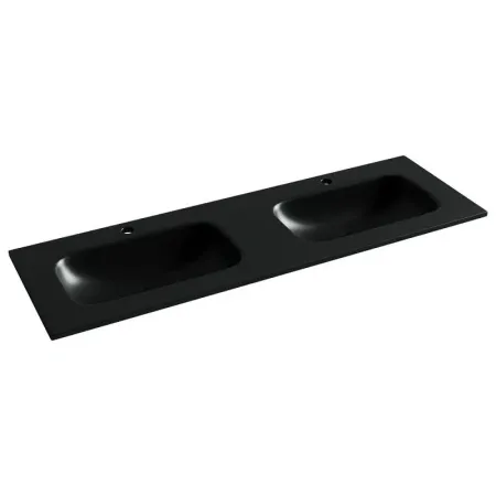 Умывальник Ceramicanova Grace CN7022MB 141см сантехфарфор черный матовый, CN7022MB