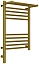 Полотенцесушитель электрический Сунержа Богема 3.0 600 x 400 с полкой, ширина 43.2 см, высота 72.4 см, состаренная бронза, L/R