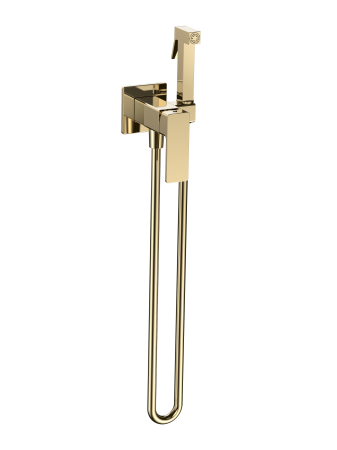 AQM6817GG AQUAme Savona Готовый комплект гигиенического душа (скрытый монтаж, латунная лейка), золото AQM6817GG AQUAme Savona Готовый комплект гигиенического душа (скрытый монтаж, латунная лейка), золото