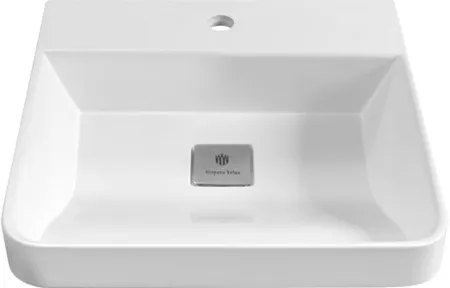 Умывальник Belux Атланта Лайт 500 50, мебельный, solid surface, белый матовый, 4810924295170