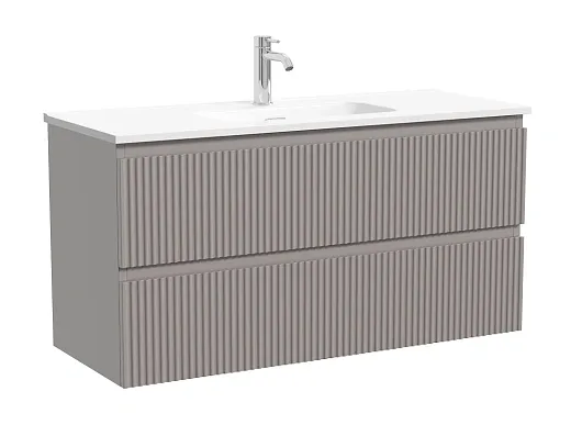 Тумба под раковину Sancos Snob R SNR100/39SM, 100 см, подвесная, Doha Soft