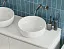 Умывальник Belux Турин 410 для столешницы, solid surface, белый матовый, 4810924282347