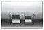 Кнопка смыва Geberit Delta 50 115.135.21.1 хром