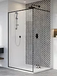 Душевой уголок Radaway Walk-in Modo X II Black Frame 100
