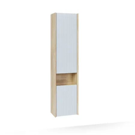 Пенал Tossony 140 подвесной Сонома светлая/Белый