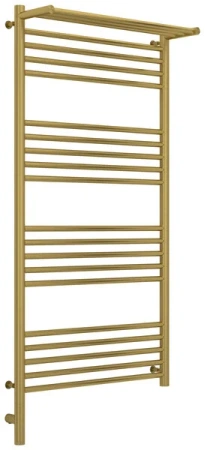 Полотенцесушитель электрический Сунержа Богема 3.0 1200x600 с полкой, состаренная латунь, L/R Полотенцесушитель электрический Сунержа Богема 3.0 1200x600 с полкой, состаренная латунь, L/R