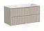 Тумба под раковину Sancos Snob R 100 см подвесная, правая, Beige Soft, SNR100RCE