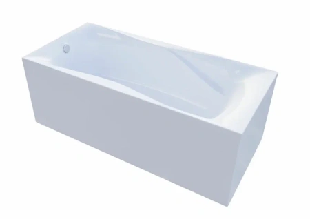 Ванна Astra-Form Вега Люкс 180x80 пустая, литой мрамор, белая глянцевая, 01010001