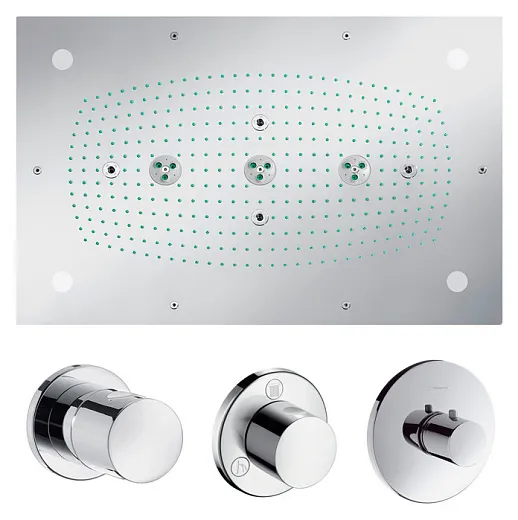 Верхний душ Hansgrohe Raindance Rainmaker 28418000 с подсветкой