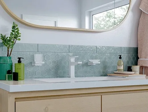 Крючок двойной Hansgrohe AddStoris, белый матовый, 41755700
