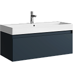 AQWELLA Geometria подвесная тумба под умывальник 100 см, цвет серый матовый AQWELLA Geometria подвесная тумба под умывальник 100 см, цвет серый матовый