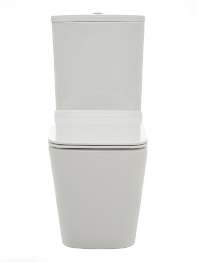 AQM1003 Унитаз AQUAme напольный Rimless с сиденьем SoftClose, горизонтальный выпуск. 680x360x405мм