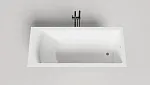 Ванна Salini Cascata 104413GF, 170 х 70 см, из искусственного камня S-Sense, цвет белый, покраска по RAL полностью