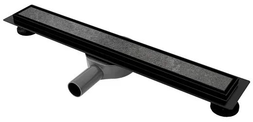 Душевой лоток с решеткой Rea Neo&Pure 500 N PRO Black черный