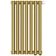 Радиатор отопления Сунержа Эстет-00 EU50, 7 секции, нижнее подключение, цвет матовое золото, 032-0322-5007