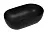 Раковина Ceramicanova Twist CN12001MB, 50 см, сантехфарфор, накладная, черный матовый