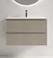 Тумба под раковину Sancos Snob R SNR80/39CE, 80 см, подвесная, Beige Soft