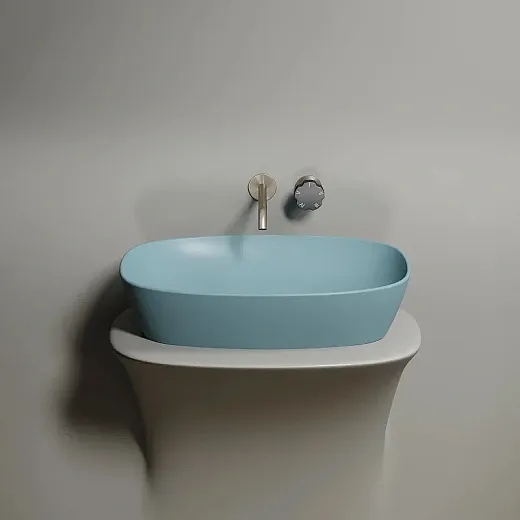 Умывальник Ceramicanova Element CN6049MLG 60см сантехфарфор зеленый матовый, CN6049MLG
