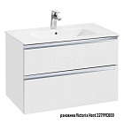 Тумба под раковину Gap 78,5х45,3х51,5 см, белый глянец Тумба под раковину Gap 78,5х45,3х51,5 см, белый глянец