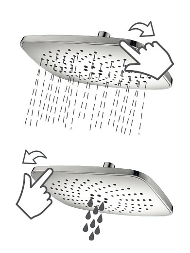 Верхний душ Deante Peonia NAC 03PK