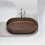 Раковина Ceramicanova Element CN6048MDB, 60 см, сантехфарфор, цвет темно-коричневый матовый