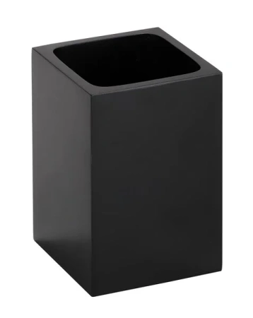 Держатель зубных щеток Bemeta Gamma 145611310 7.5 x 7.5 x 11.5 см отдельностоящий, черный матовый