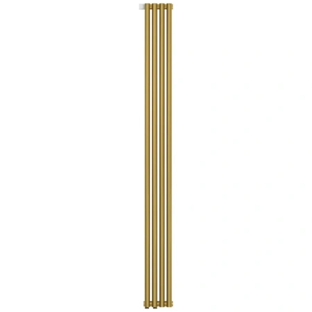 Радиатор трубчатый Сунержа Эстет-0 EU50, 4 секции, нижнее подключение левое/правое, цвет золото, 03-0320-1804/03-0321-1804
