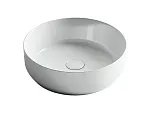 Раковина Ceramicanova Element CN6022 39 x 39 x 12 см, накладная, круглая, без перелива, сантехфарфор