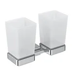 Ideal Standard IOM Square 2 стакана с двойным держателем, матовое стекло