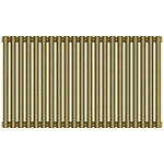 Радиатор трубчатый Сунержа Эстет-11, 21 секция, ширина 94,5 см, высота 50 см, боковое подключение, цвет состаренная бронза, 05-0302-5021