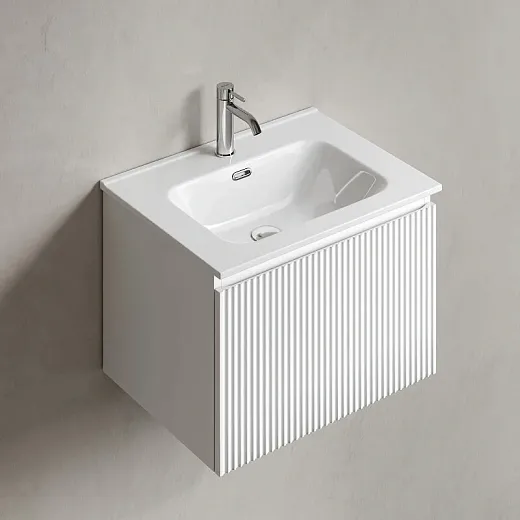 Тумба под раковину Sancos SNOB R 1.0, SNR1.060W, 60 см, подвесная, Bianco