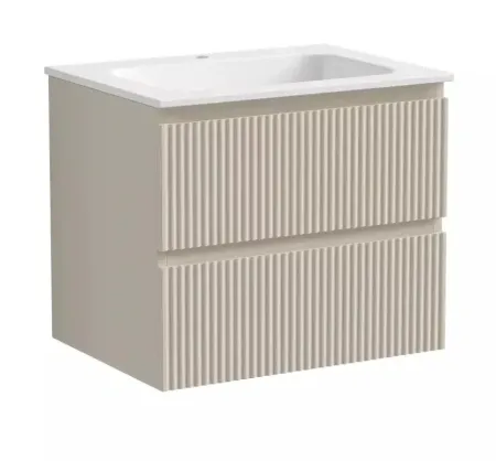 Тумба под раковину Sancos Snob R 60 см подвесная, Beige Soft, SNR60CE