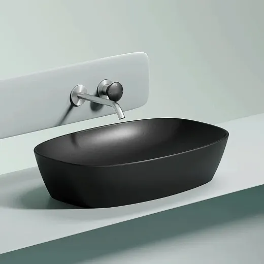 Умывальник Ceramicanova Element CN6049MB 60см сантехфарфор черный матовый, CN6049MB