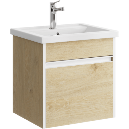 AQWELLA Urban подвесная тумба под умывальник 50 см, цвет дерево светлое AQWELLA Urban подвесная тумба под умывальник 50 см, цвет дерево светлое