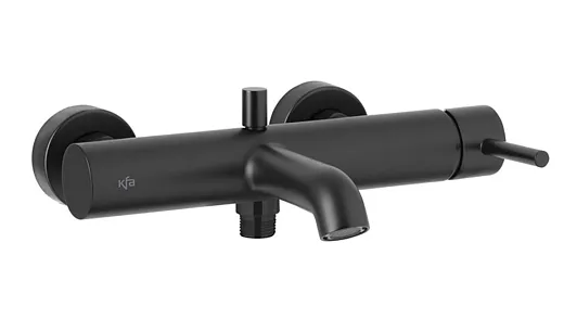 Смеситель Armatura Moza 5034-020-81 черный матовый, для ванны и душа