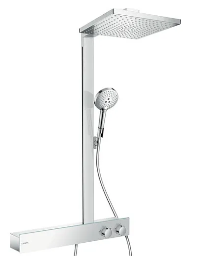 Душевая система Hansgrohe Raindance E Showerpipe 300 27363000 с термостатом ShowerTablet 600