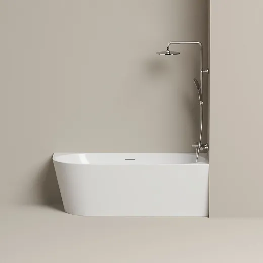 Aкриловая ванна Sancos Edge FB23R, 170 х 80 см, правая, белый