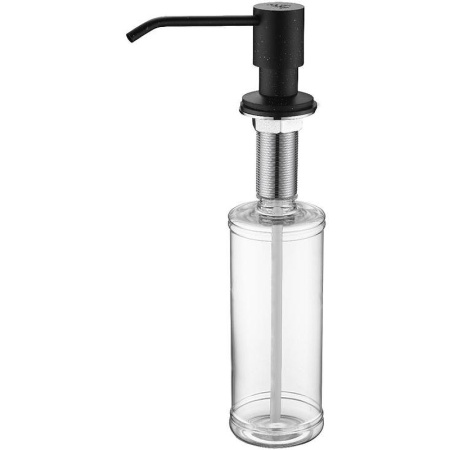 Дозатор для жидкого мыла Paulmark Rein D002-418 чёрный металлик