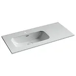 Раковина Ceramicanova Element CN7003L/CN7003R, 100 см, сантехфарфор, чаша слева/чаша справа, белый