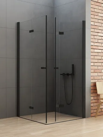 Душевой уголок New Trendy NEW SOLEO BLACK 2D 100x90x195 (var 2)