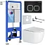 Комплект инсталляции с унитазом 6 в 1 Roxen StounFix Dual Fresh 964427 (состоит из: 710200, Santi 410280B, 530160-01)