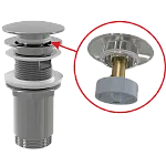 Донный клапан для раковины AlcaPlast A392C-BL-01
