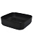 AQM5011MB Раковина накладная AQUAme квадратная, цвет черный матовый. 390x390x130