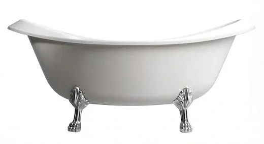 Ванна из искусственного камня Belux Ромео ВР-1750, 175 х 75 см, белая, 4810924268259